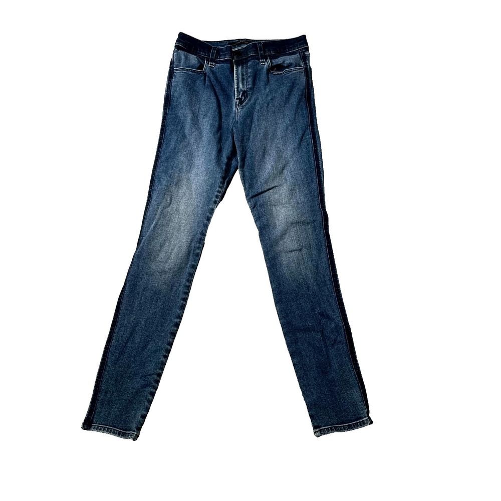 J Brand Jeans Womens 28 Blue Denim Pockets Everyday Wear Medium Wash Skinny Leg